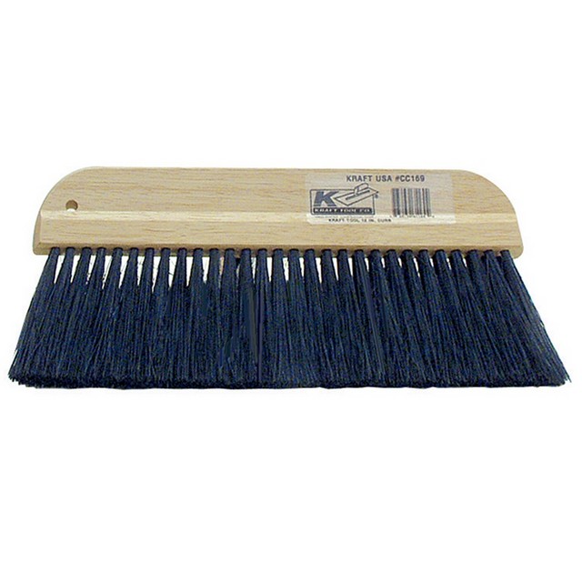 Kraft 12" Plastic Bristle Hand Finish Broom